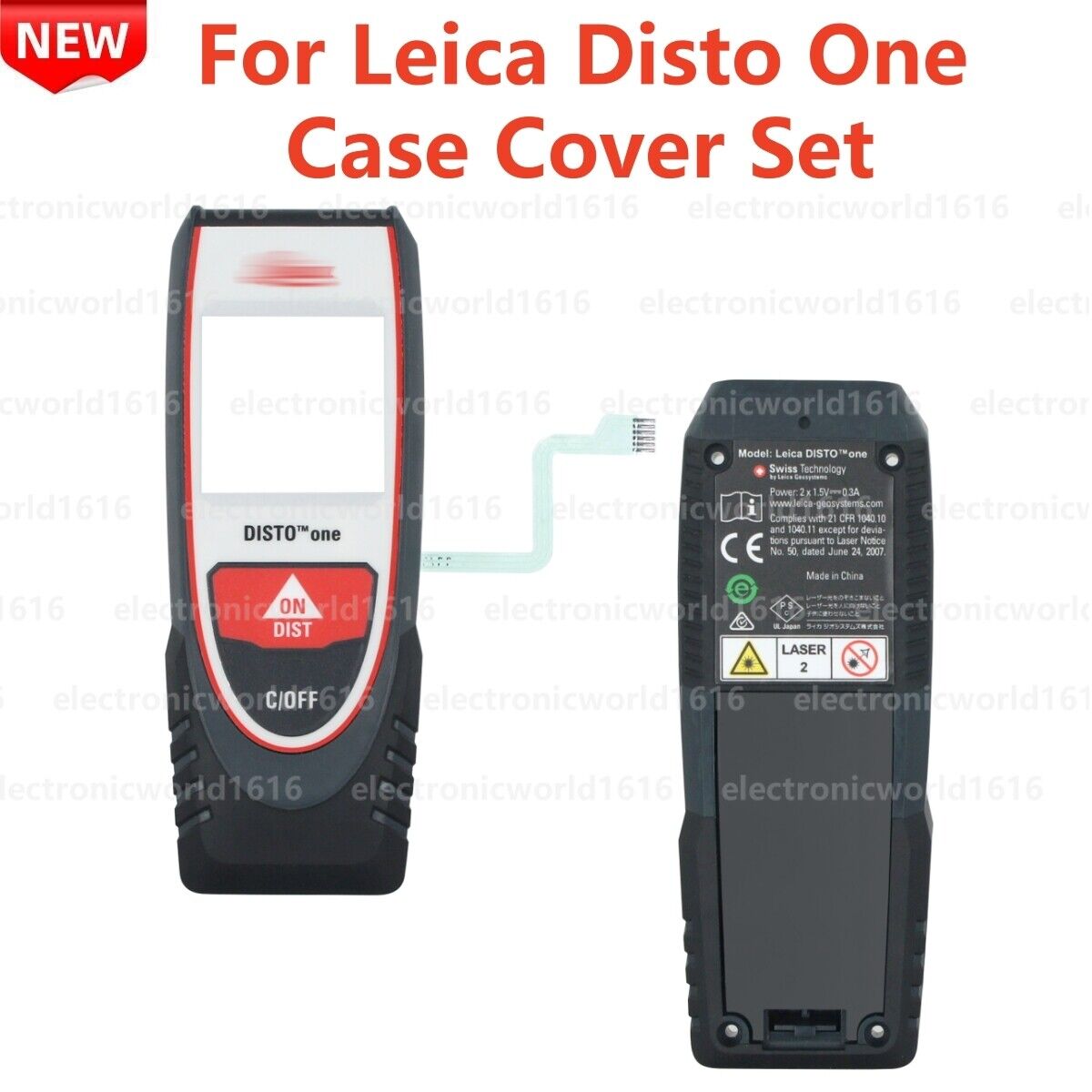 For Leica DISTO ONE 854589 Laser Measurers Top Battery Case Cover Front Shell