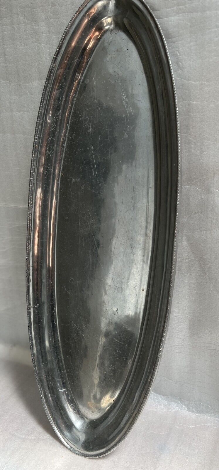Vintage Large Oval Heavy Serving Platter