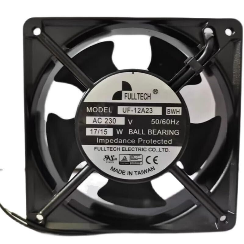 UF-12A23 BWH AC230V 17/15W 2-Wire Industrial axial Cooling Fan 6 Month Warranty