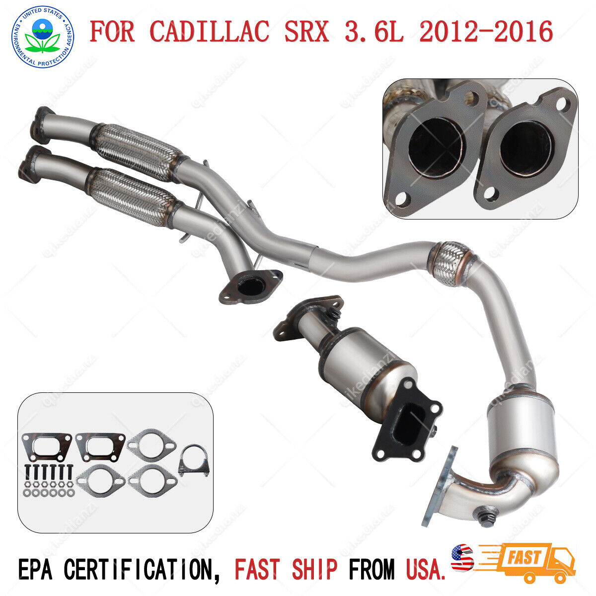 For Cadillac SRX 3.6L Exhaust Catalytic Converter 2012 2013 2014 2015 2016 Cat