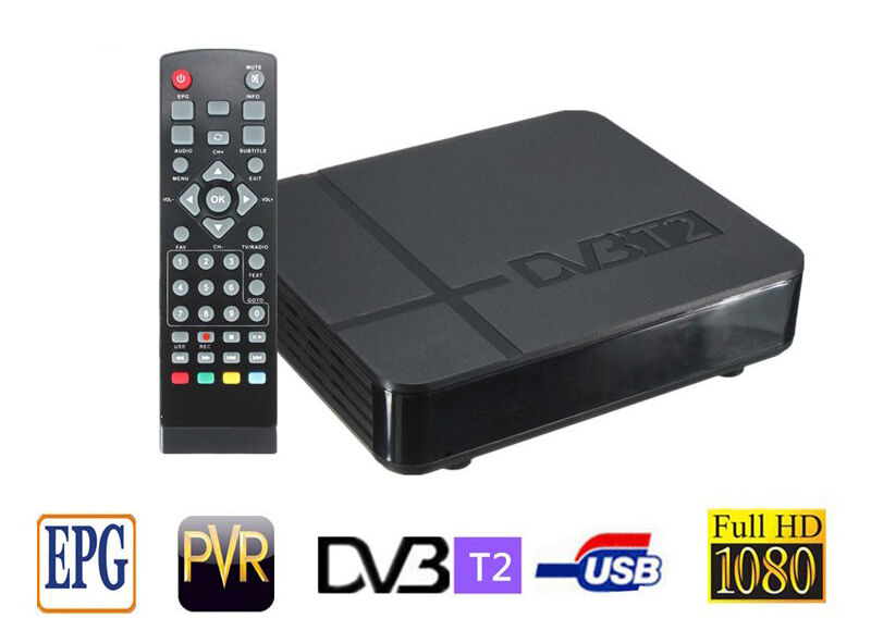High Definition Digital Terrestrial Receiver DVB-T2 STB Set-top TV Box HD DVB T2