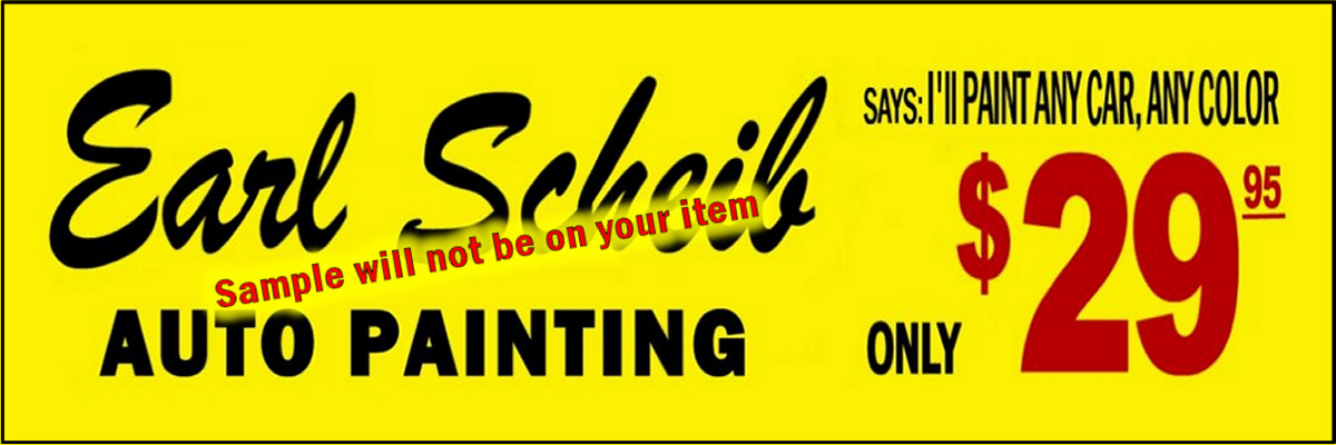 Earl Scheib 'A' Auto Painting Stickers Signs Fridge Magnets Decals Motor Oil