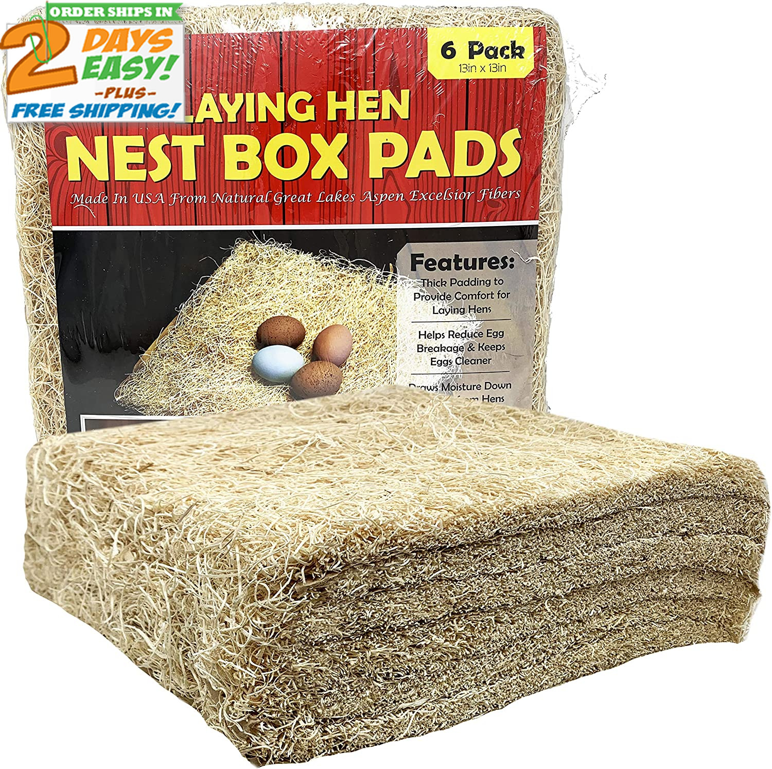 Cackle Hatchery Laying Hen Nest Box Pads - 13