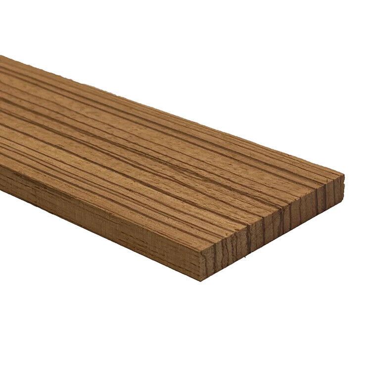 Zebrawood Thin Stock Lumber Board Wood Blanks in Various Size  (One Piece)