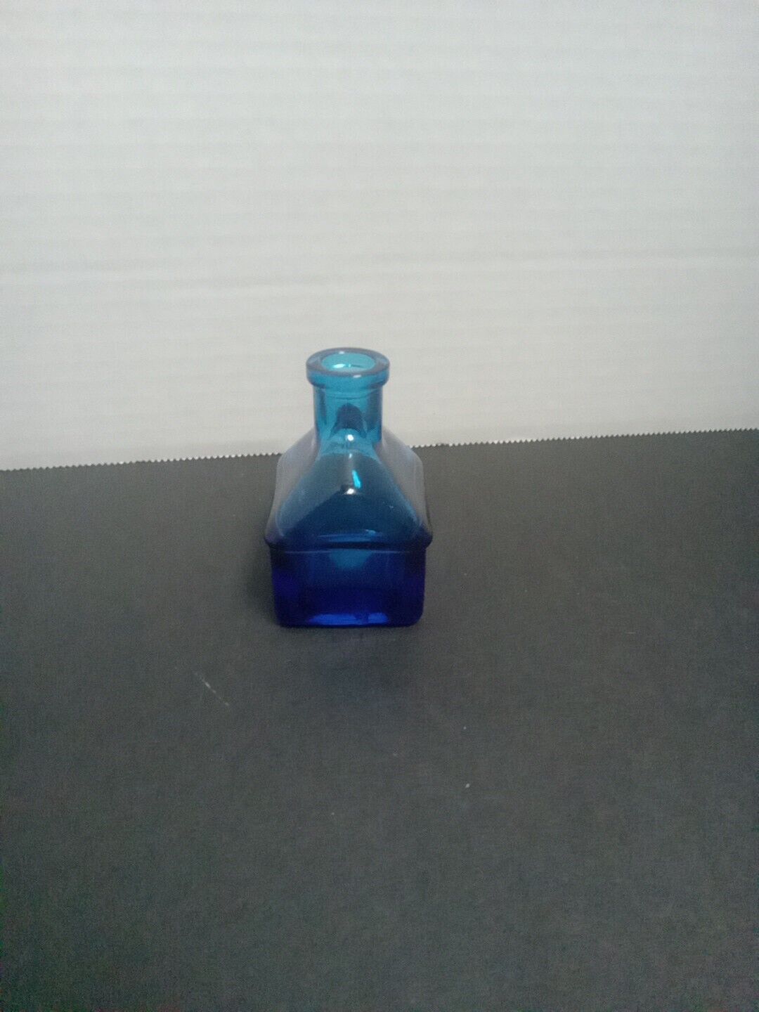 Vintage Wheaton Cobalt Blue Glass (School House) Bottle