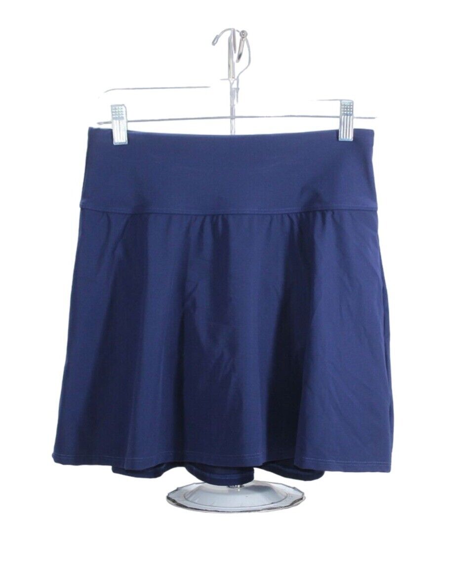 NWT LL Bean Darkest Navy Shaping Swimwear Swim Skirt Size 10 Retail: $69.95