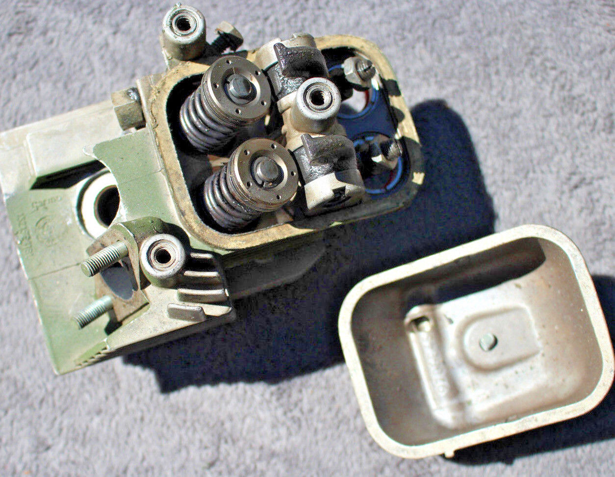 Cylinder Head Valves Military Gas Engine Teledyne 6HP 4A032-4 Steam punk  IP