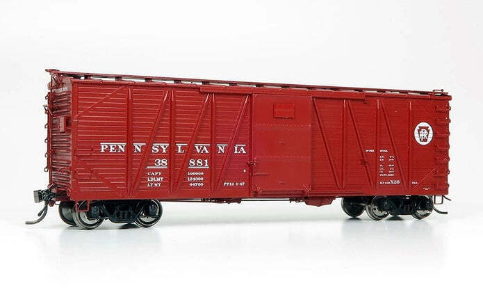 Rapido Trains 142012A HO Scale PRR Sheathed Boxcar