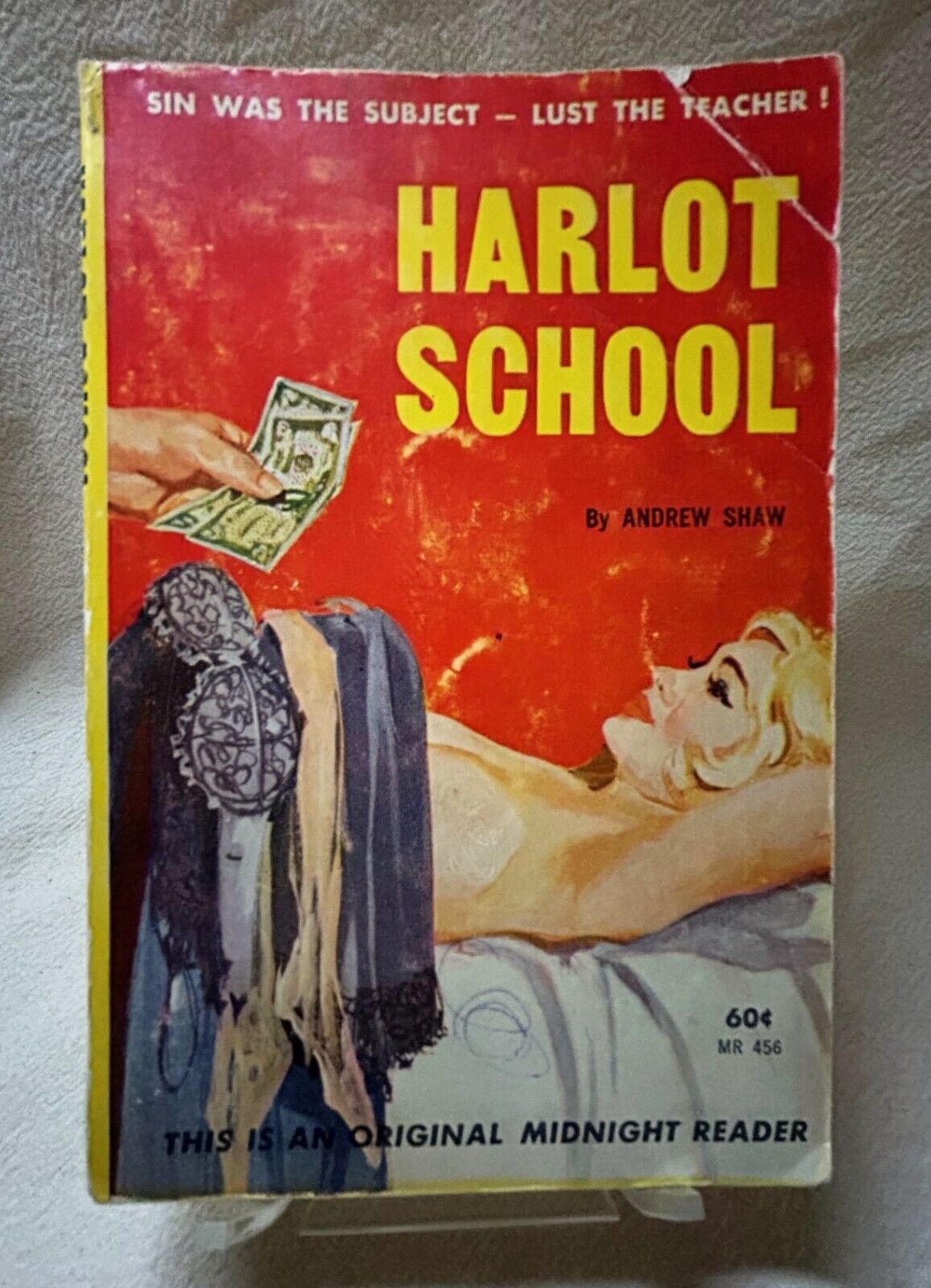 Harlot School 1962 Midnight Reader Vintage Pulp Fiction Paperback