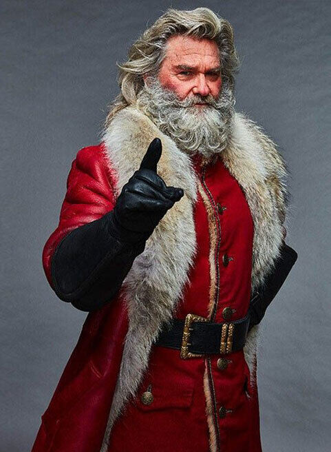 The Christmas Chronicles Santa Claus Leather Coat Fur Jacket