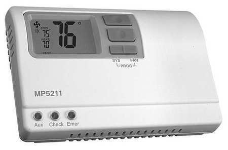 Icm Mp5211 Managed Property Thermostat, 7, 5-2, Or 5-1-1 Day Programs, 2 H 2 C,