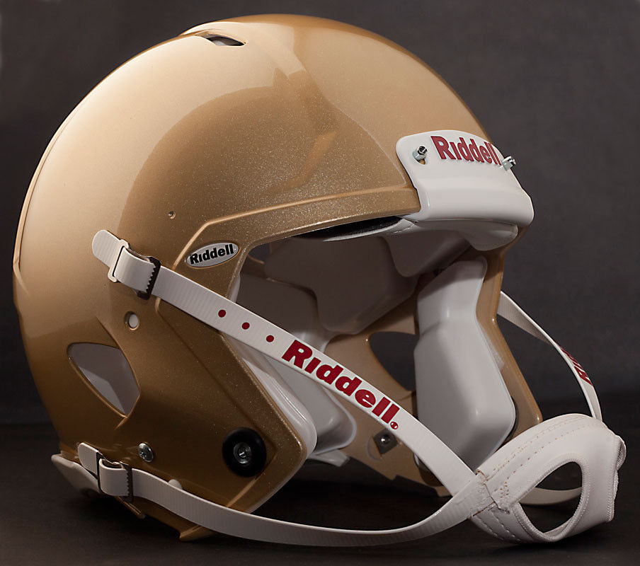 Riddell Revolution SPEED Classic Football Helmet (Color: METALLIC VEGAS GOLD)