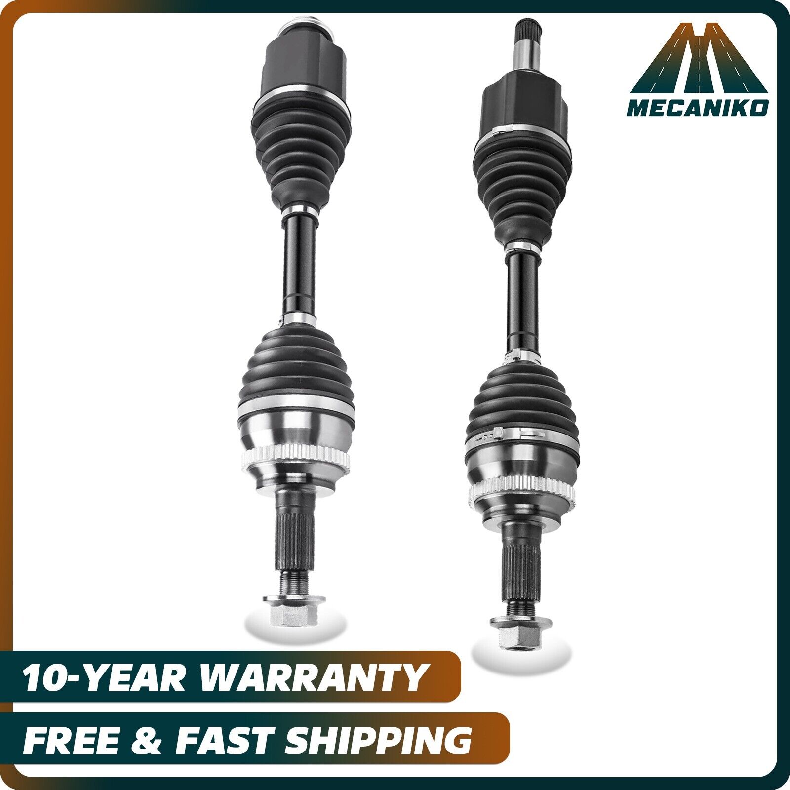 2x Front CV Axle Shaft for 2007 - 2014 Ford Edge Lincoln MKX FWD Assembly