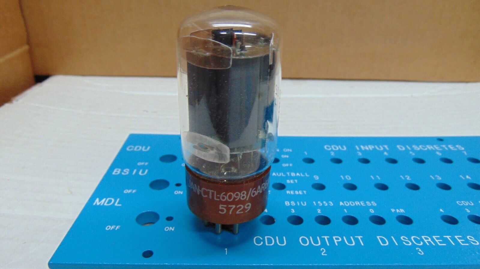 JAN  CTL-6098 6AR6WA Tung-Sol Audio Amplifier Vacuum Tube vintage strong 