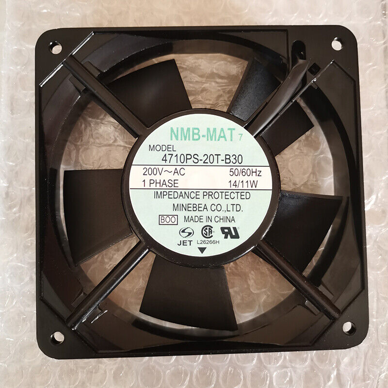 NMB  AXIAL FLOW COOLING FAN   4710PS-20T-B30 200VAC 120*120*25  12cm fan
