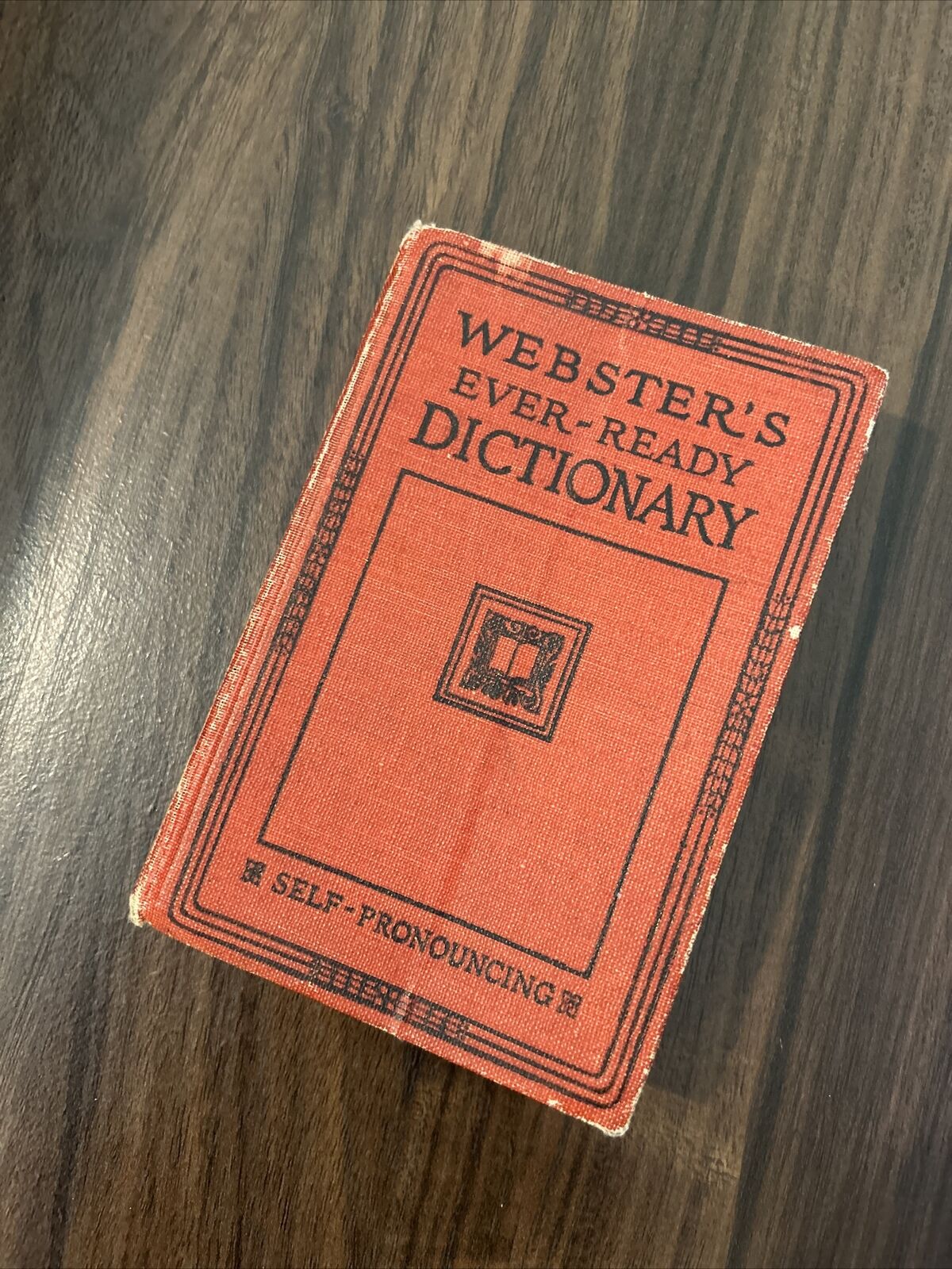 Vintage 1924 Webster’s Dictionary Ever-Ready ~ J. H. Sears Vintage 100 Year Old