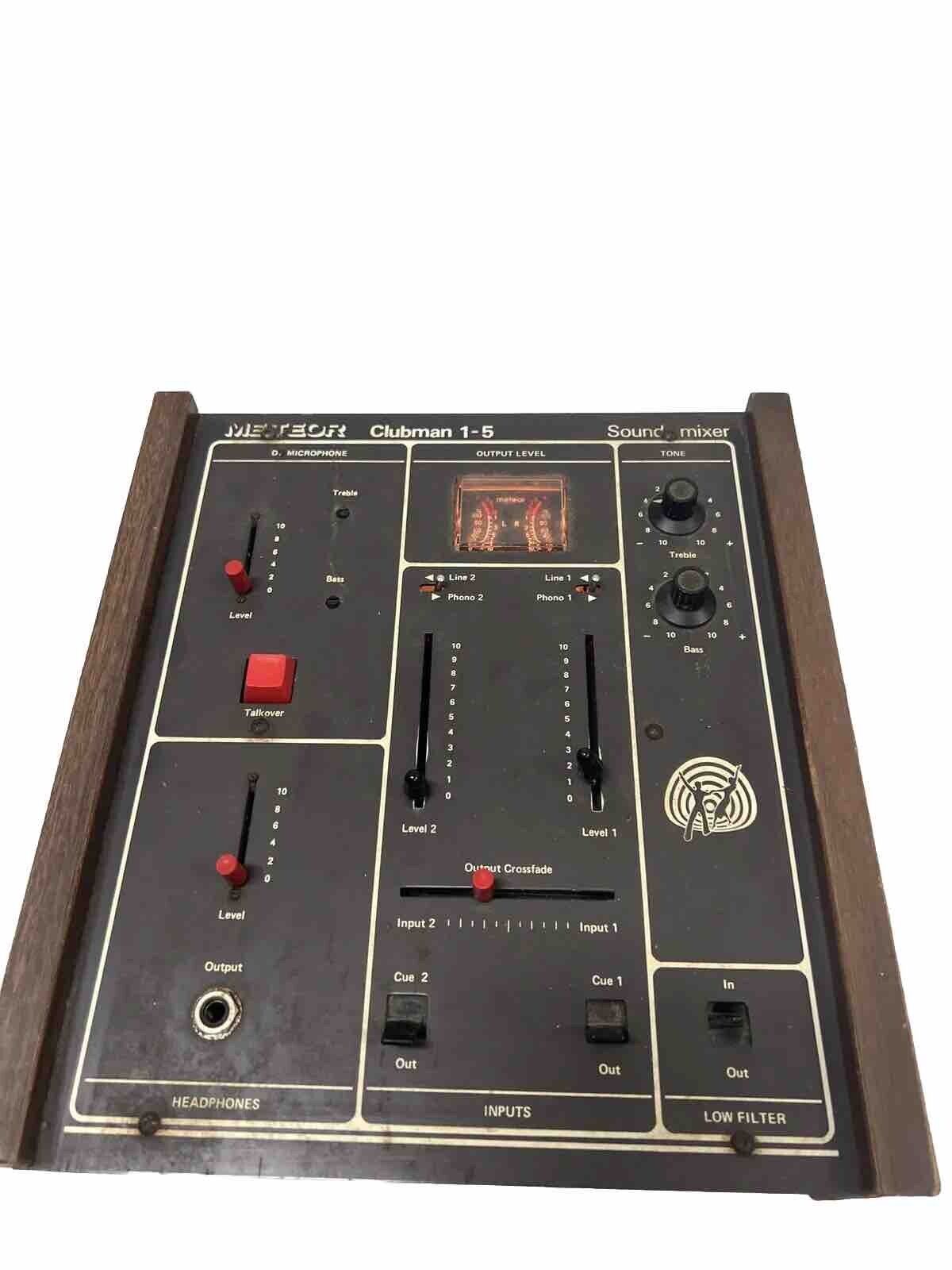 Vintage Meteor Clubman 1-5 Two Channel Sound Mixer