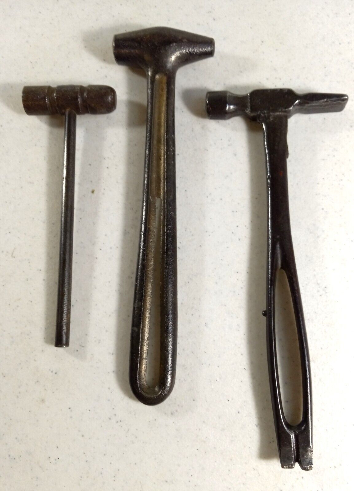 Antique/Vintage , three small all metal hammers