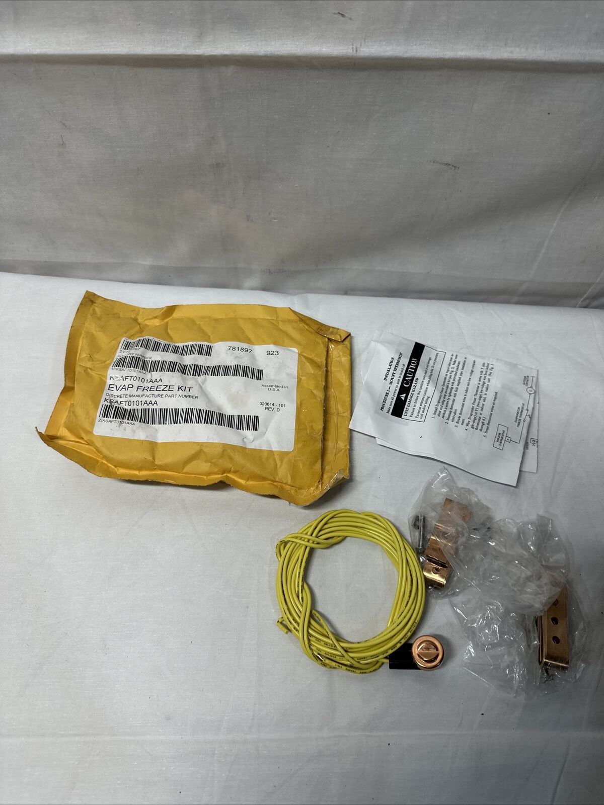 Carrier Products Evaporator Freeze STAT Thermostat Kit KSAFT0101AAA
