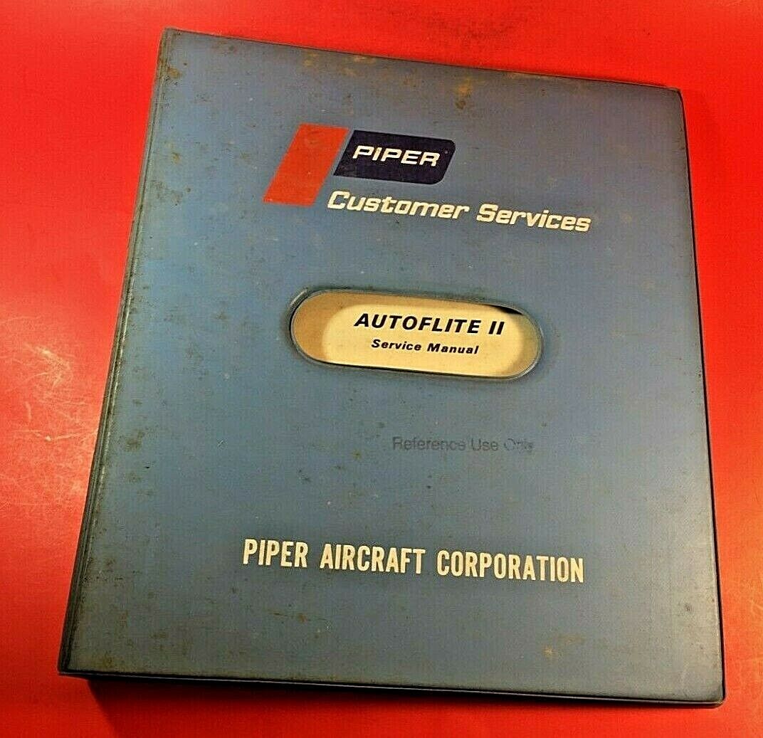 Vintage 1973 Piper Autoflite II Service Manual 761 481