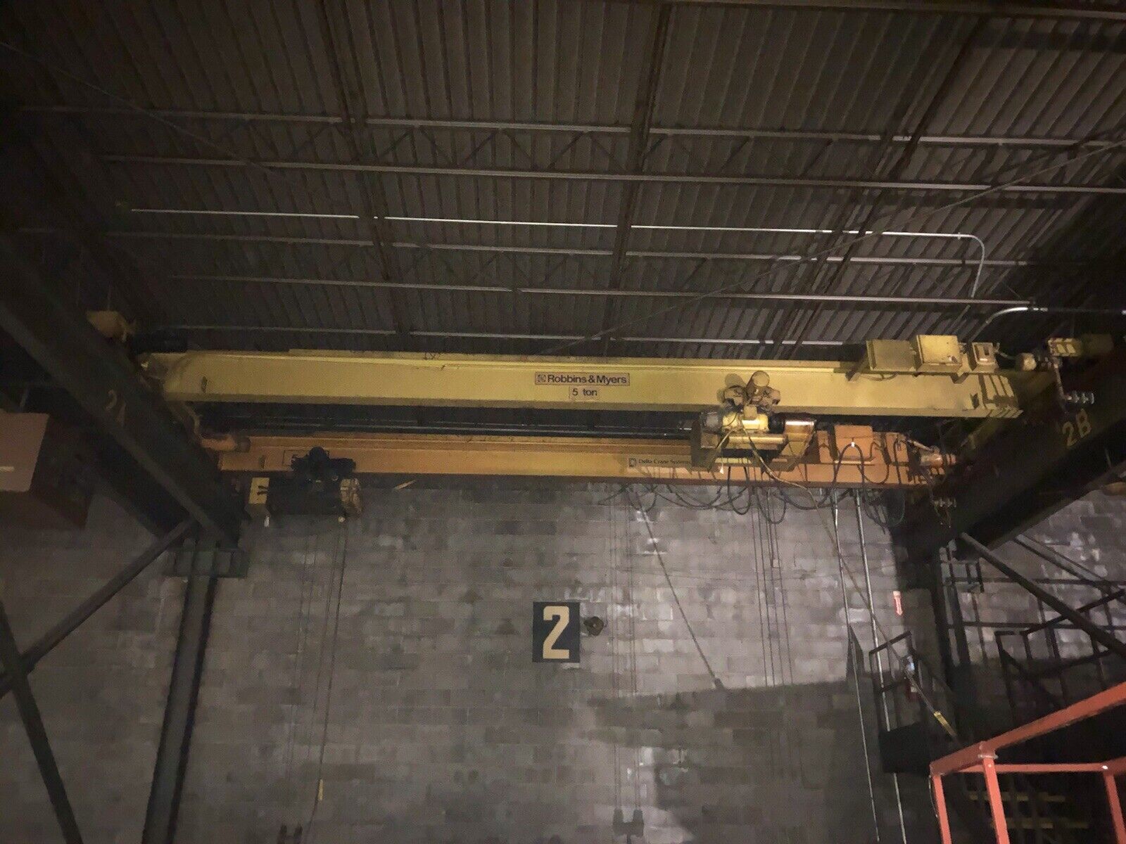 25’ span 5 ton overhead Crane