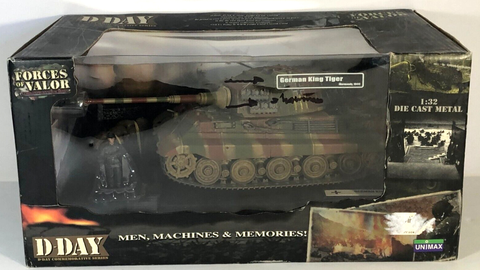 Unimax Forces of Valor 1:32 German King Tiger, Normandy 1944, No. 80601