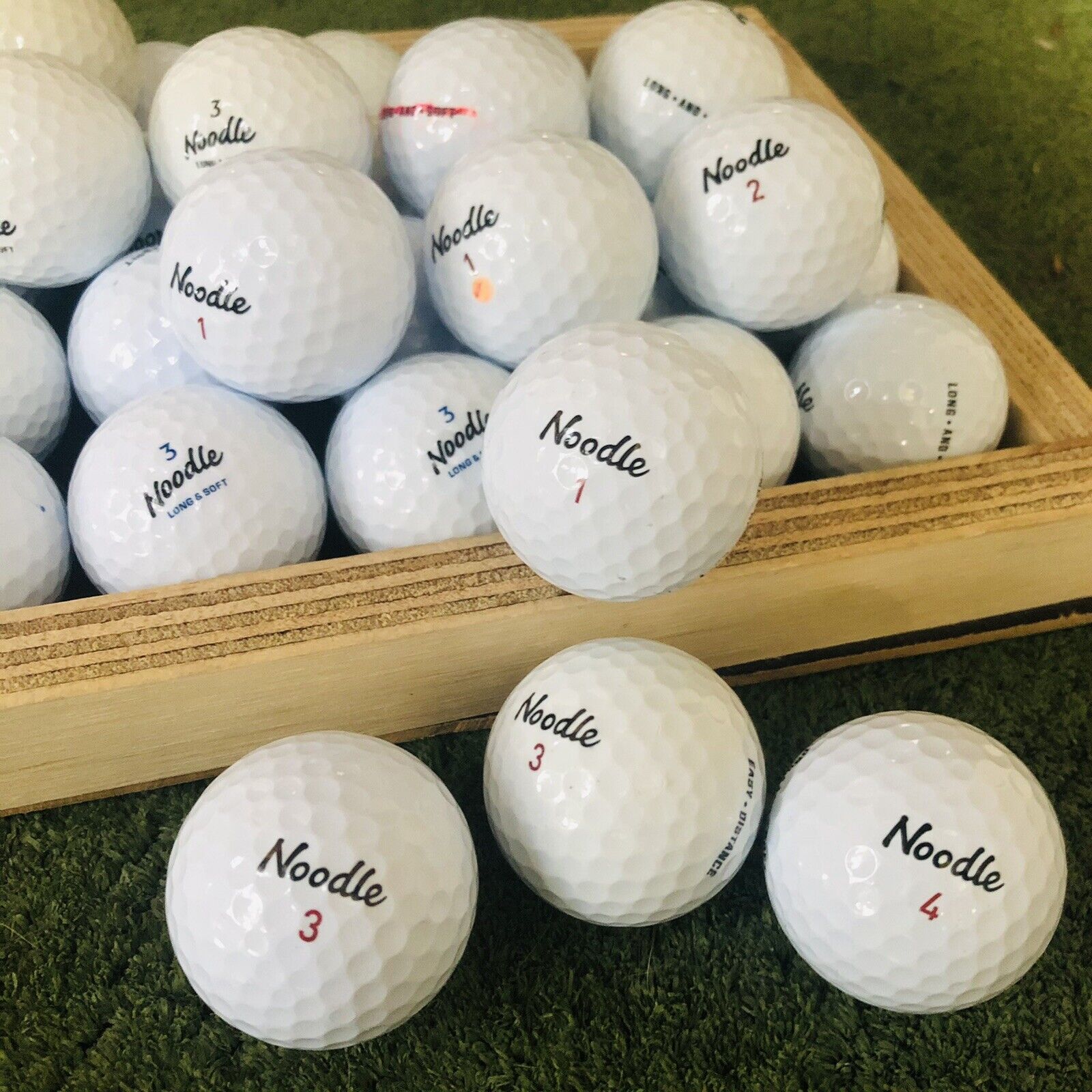 50 Near Mint Noodle 5A/4A Used Golf Ball mixed model