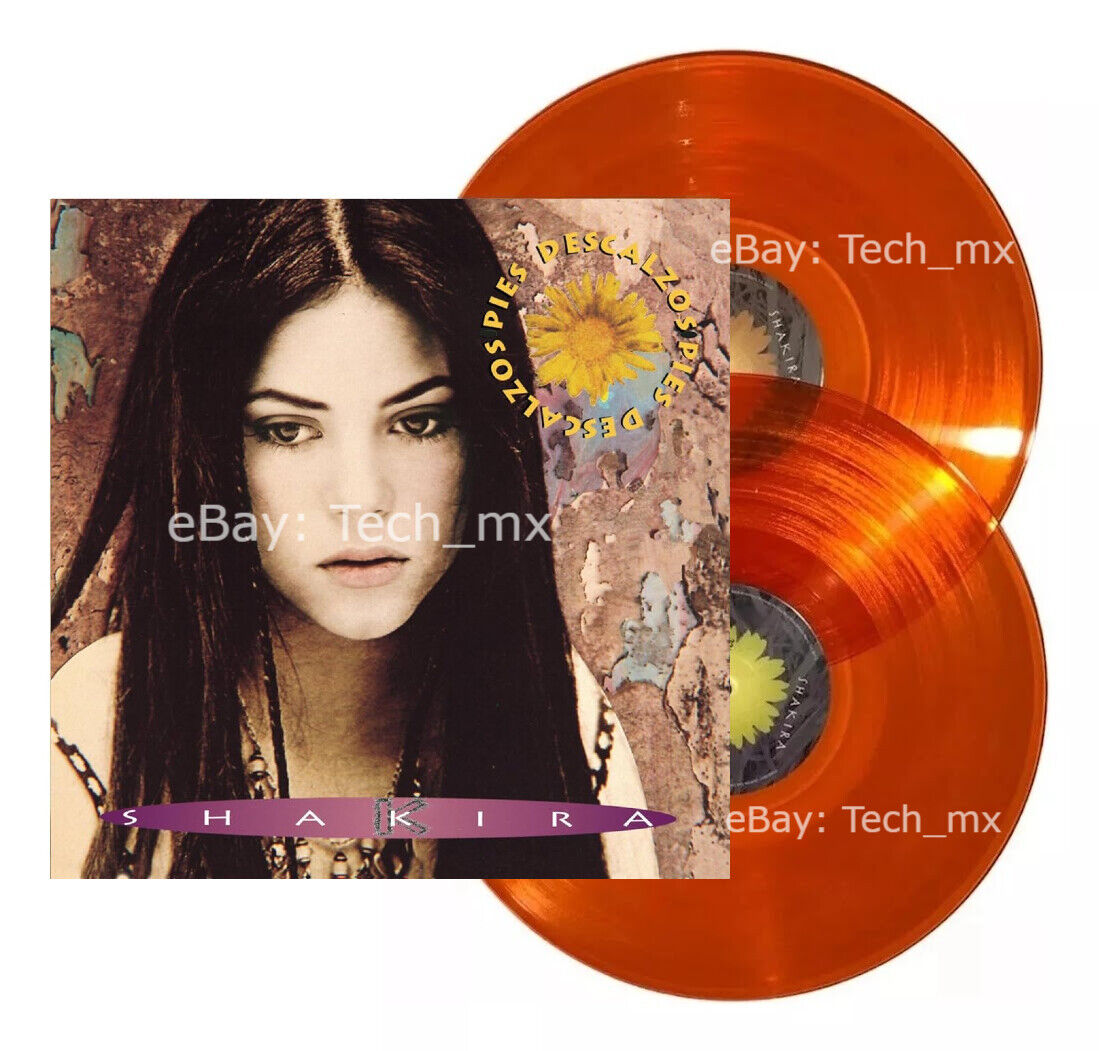 Shakira - Pies Descalzos Vinyl 2LP Edicion Limitada Color NEW FREE USA Shipping