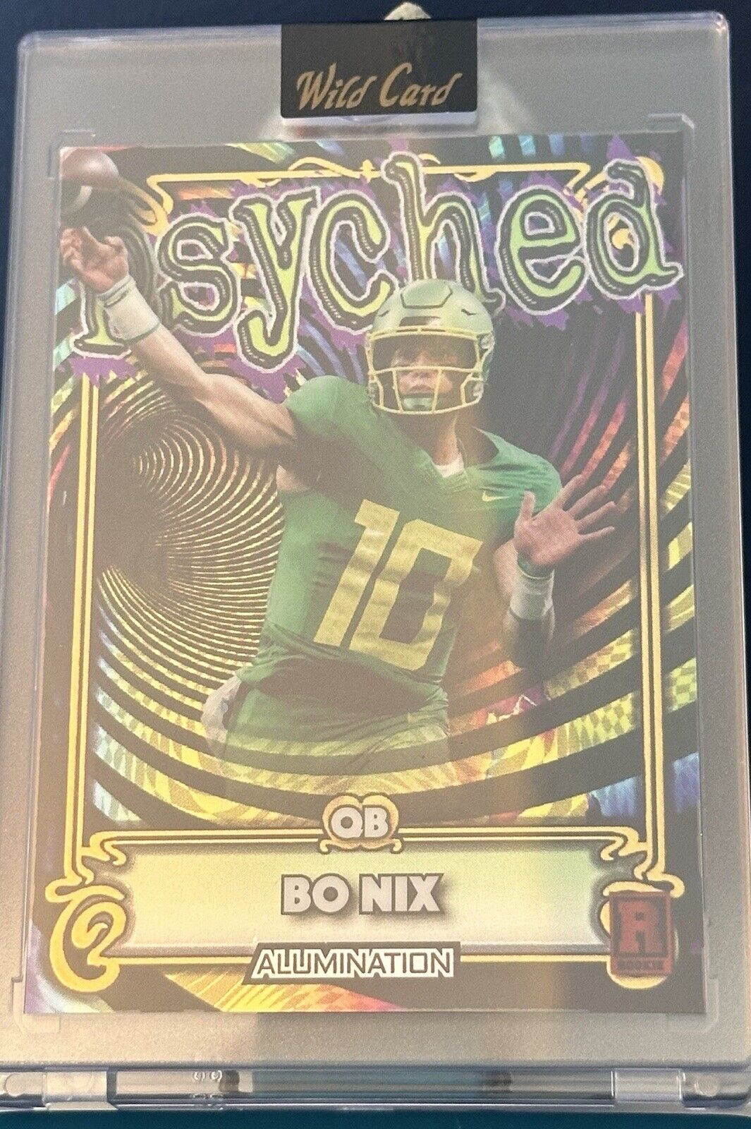 2023 Wild Card Bo Nix Psyched SP 67/75 RC