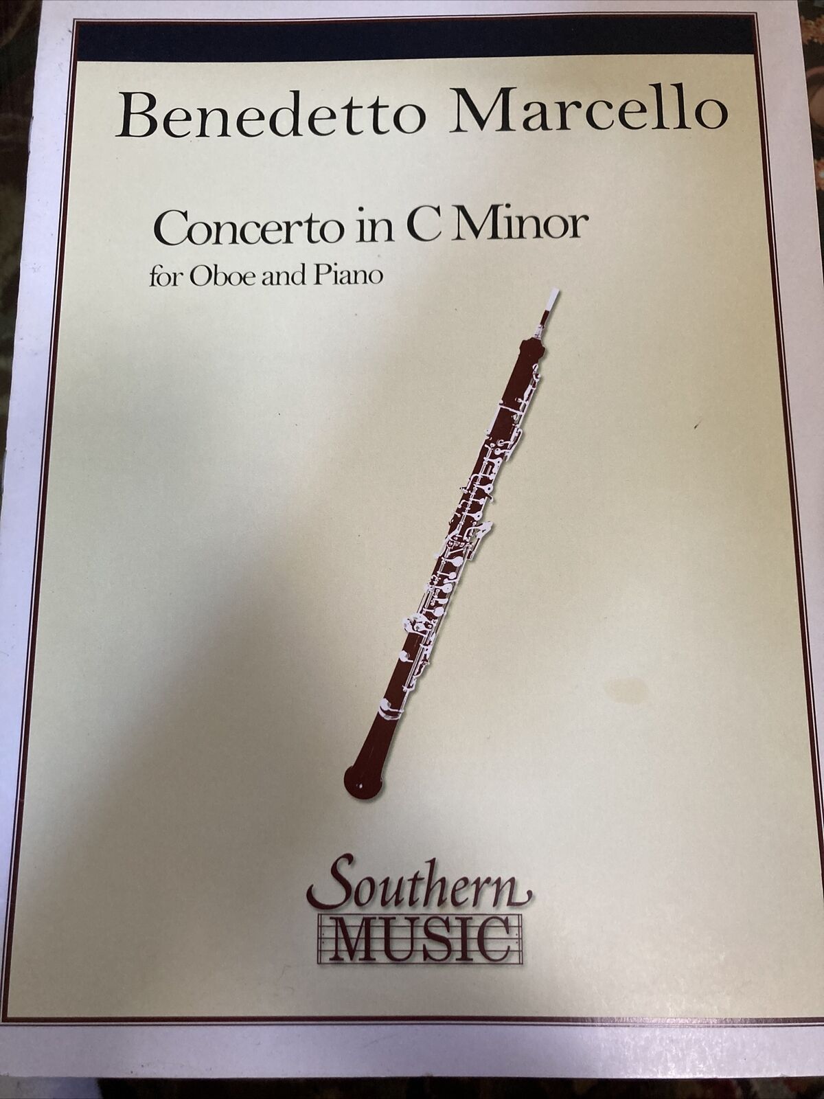 Concerto in C Minor Oboe (Benedetto Marcello) Southern Music
