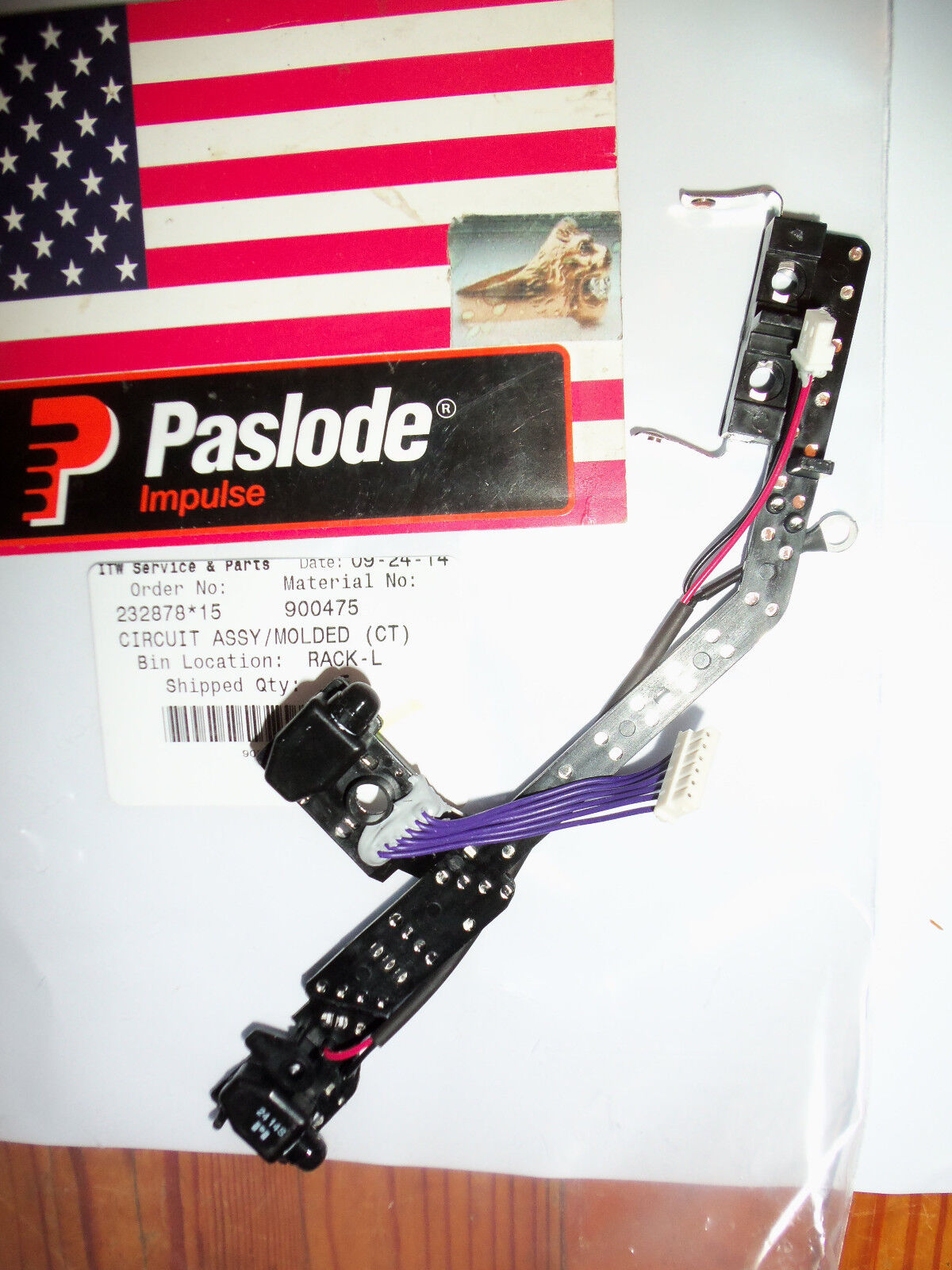 GENUINE Paslode  900475  MOLDED CIRCUIT ASSEMBLY replaces Part # 404488 