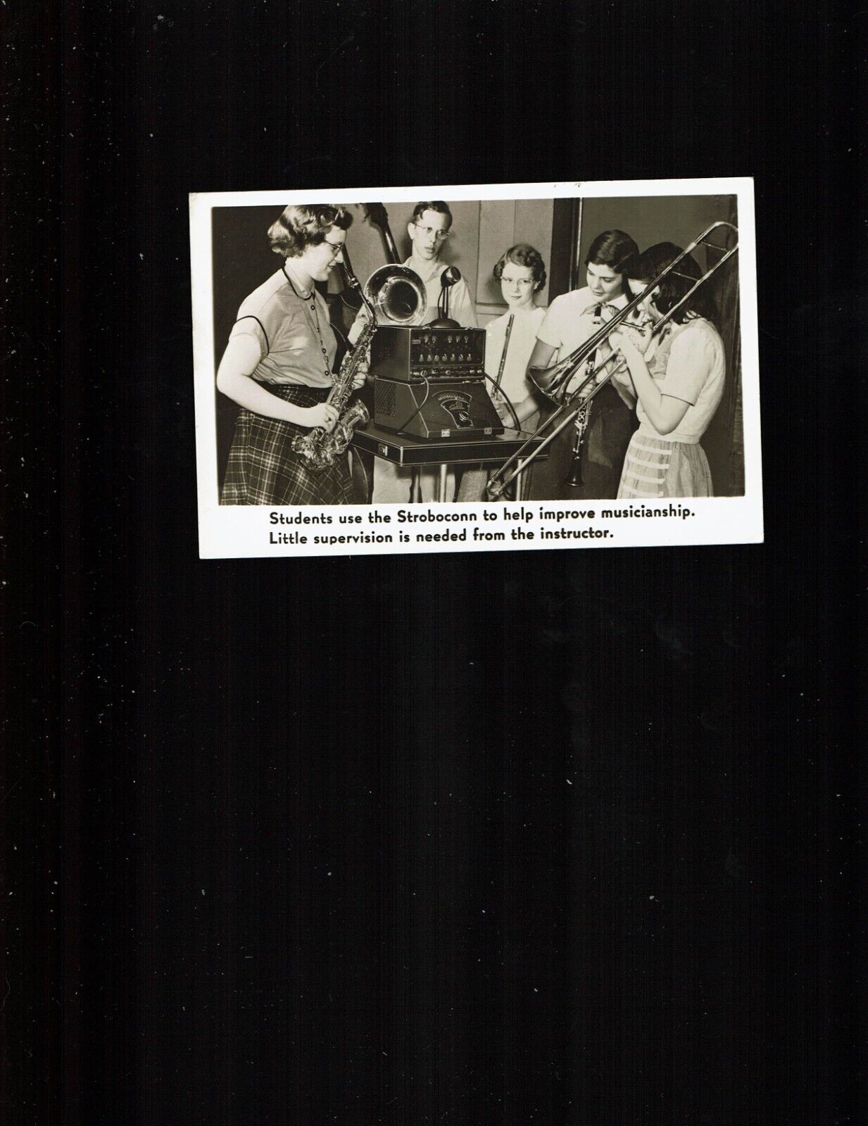 RPPC Elkhart, IN Indiana Students use the 6T-3 STROBOCONN Music Educator u-1955