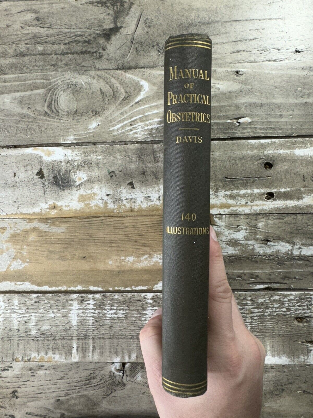 1891 Antique Medical Book \