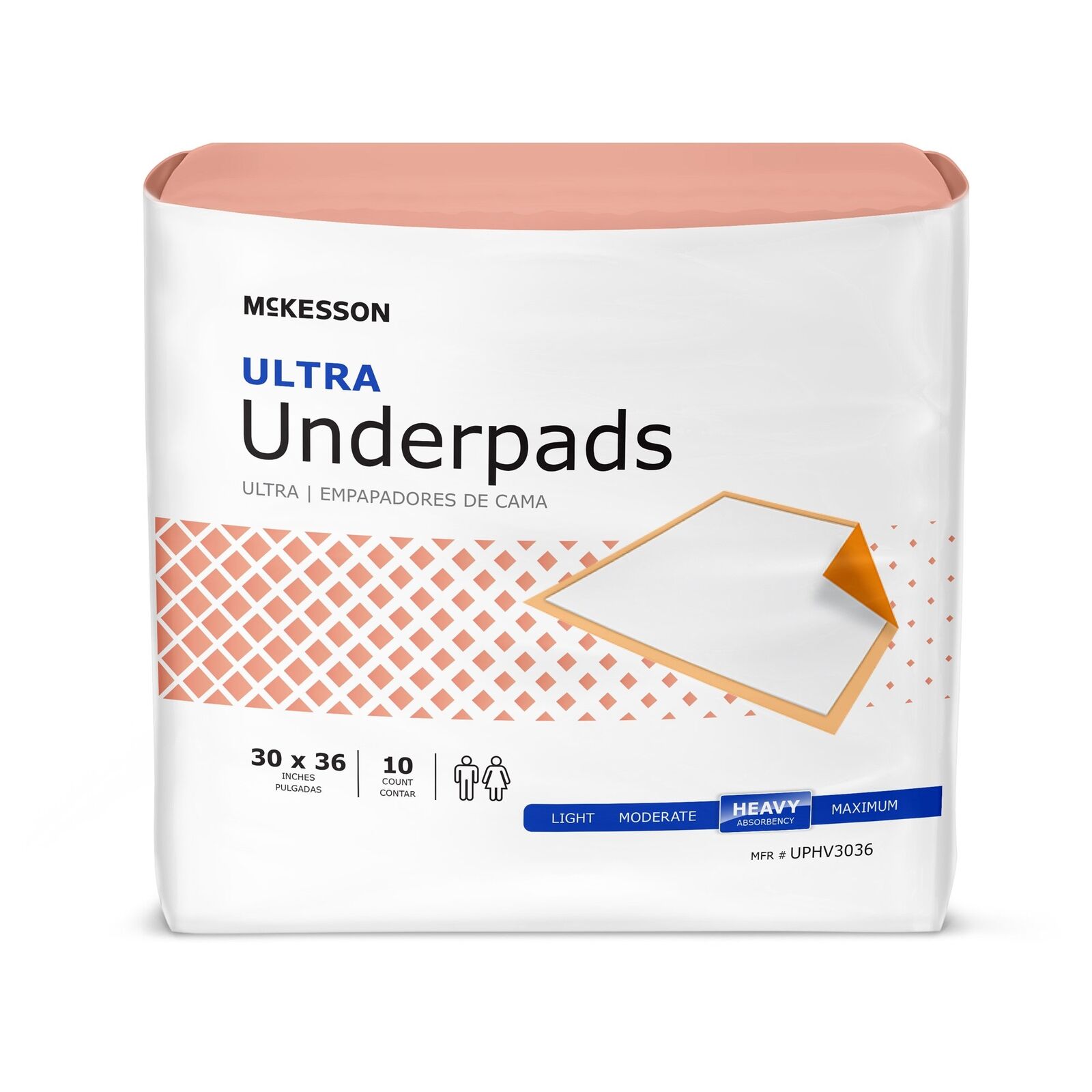 100 McKesson Ultra Heavy Absorbency Adult Bed Pad Disposable Underpads 30x36\