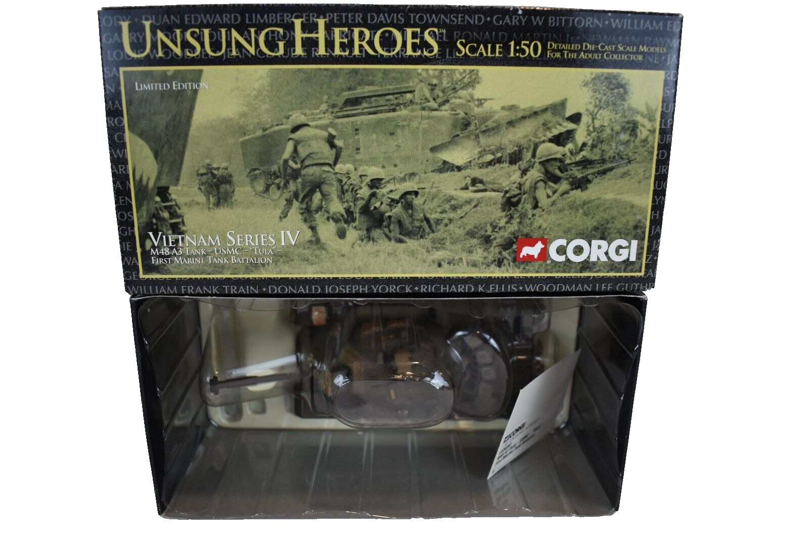 Corgi US50307 Vietnam Series IV Unsung Heroes M48 A3 Patton NIB 1:50 Die-cast
