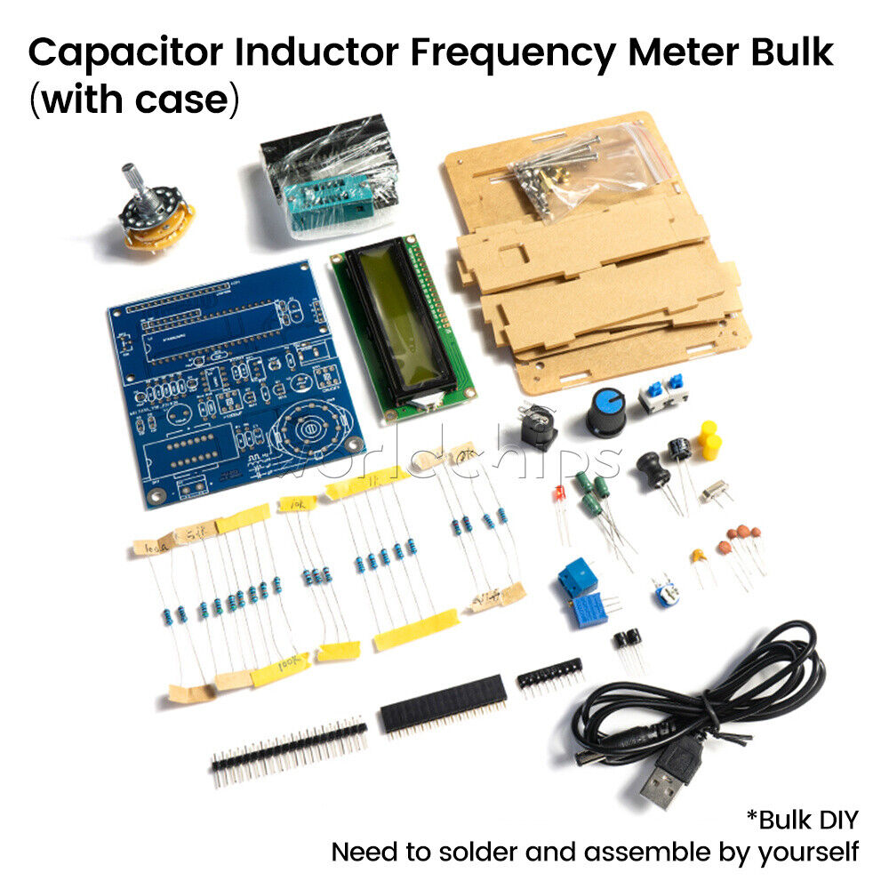 DIY High Precision LCD Digital Inductance Capacitance Meter Frequency Tester Kit