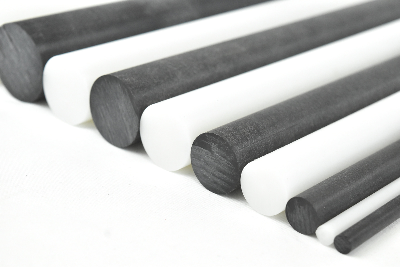 Delrin / Acetal Copolymer Rod, Various Diameters, Colors, and Lengths