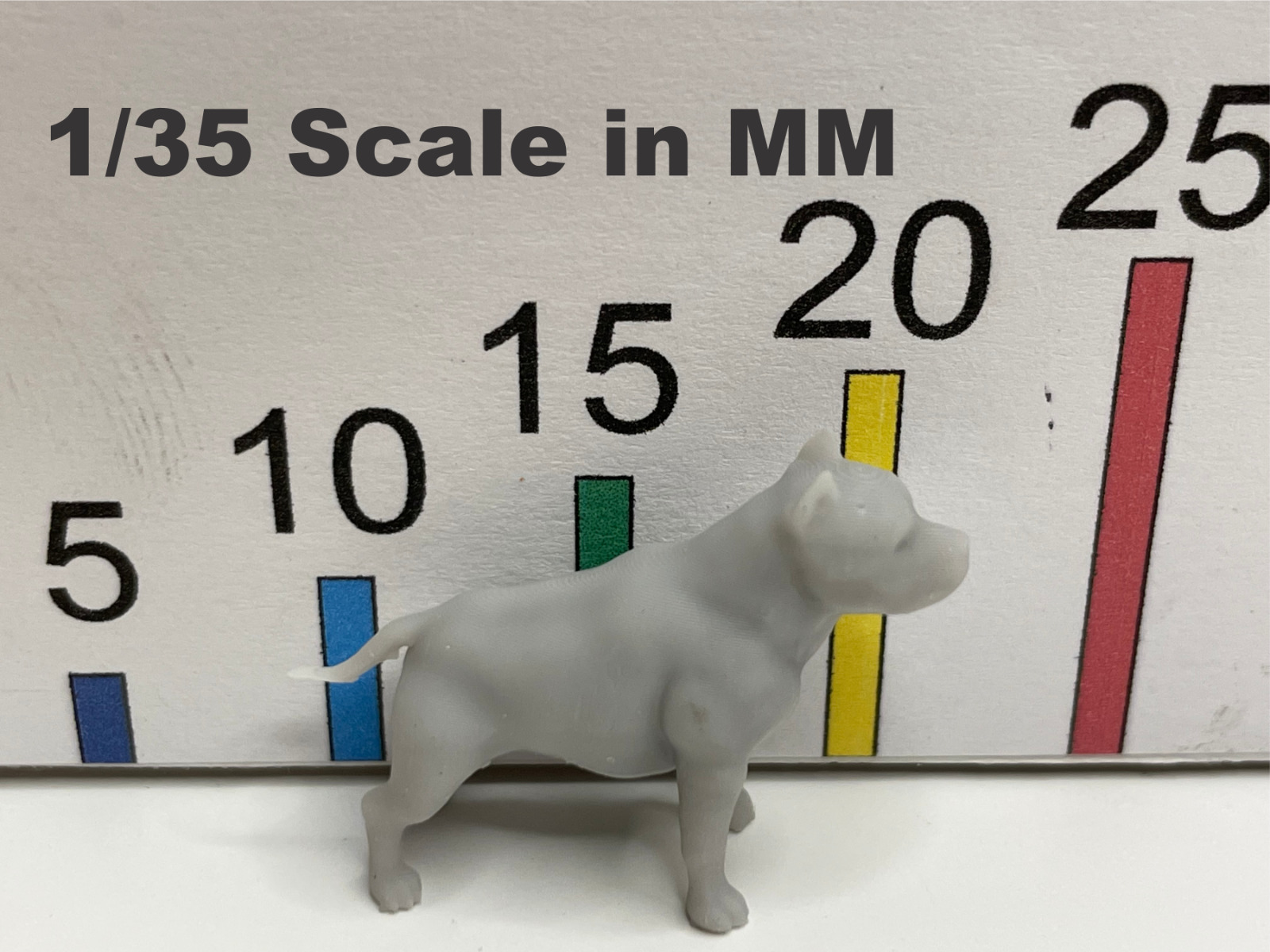 Pit Bull Dog Scale Model Miniature Railroad Model G Scale O Scale 1 35   1 12