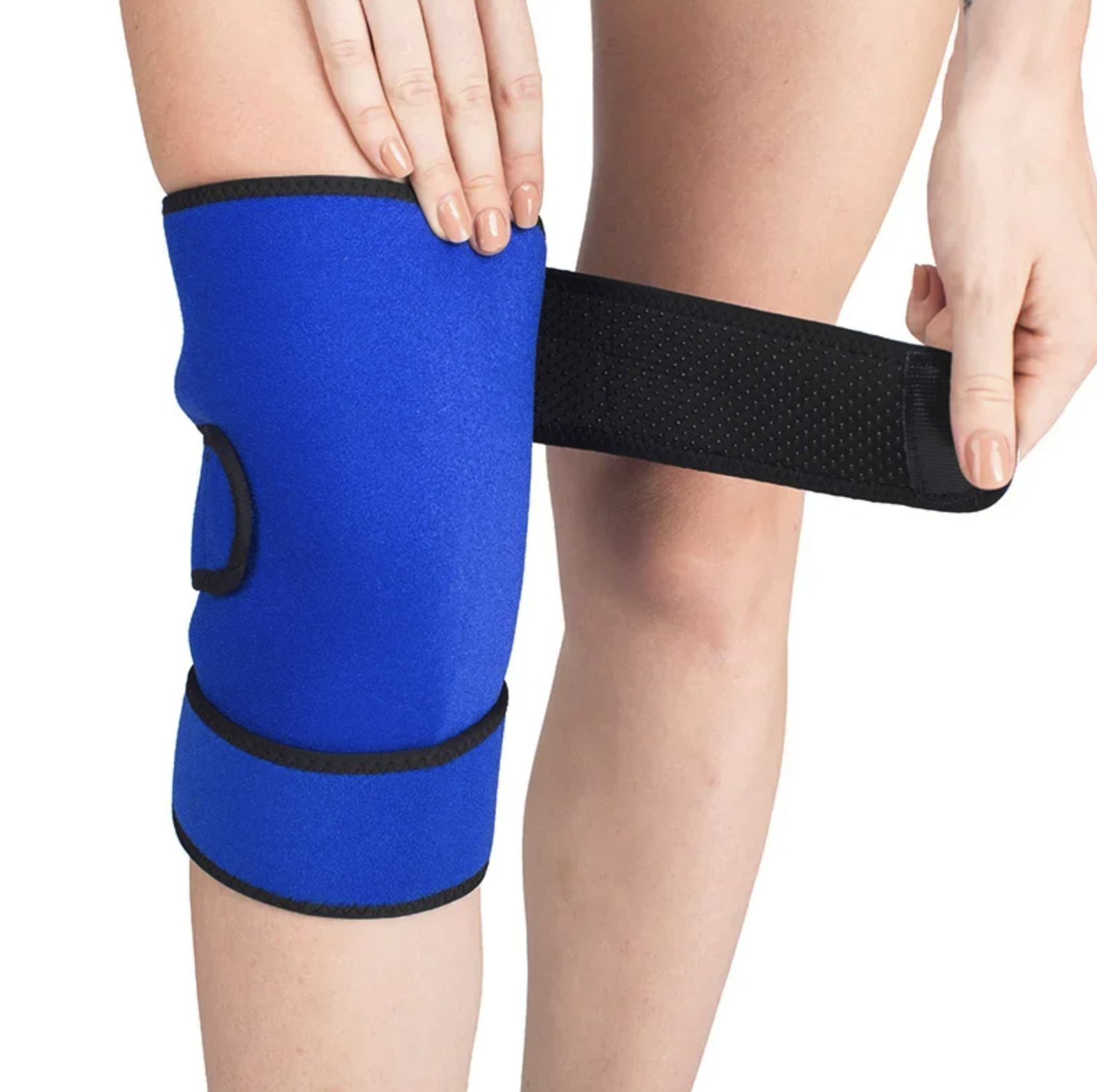 1 PAIR KNEE SLEEVES THERAPY SELF-HEATING TOURMALINE PAIN AND ARTHRITIS RELIEF ⭐✅