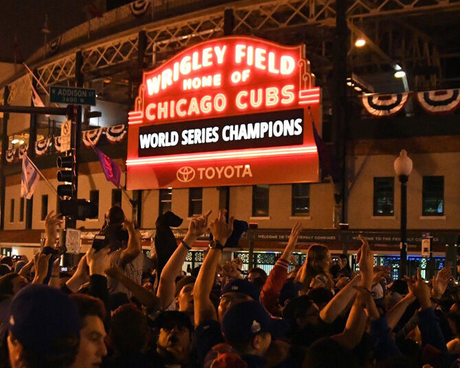 2016 World Series Chicago Cubs WRIGLEY FIELD Glossy 11x14 Photo Print Poster