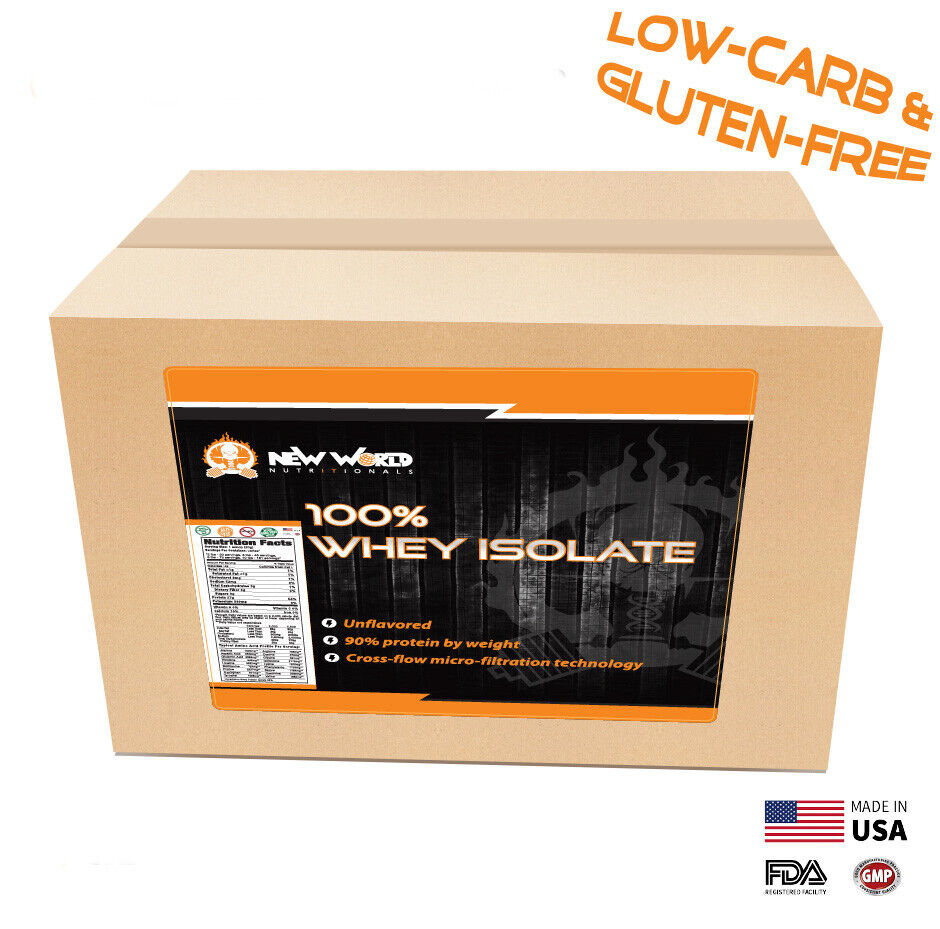 50lb Bulk Whey Protein ISOLATE (NOT concentrate) Manufacturer Direct UNFLAVORED