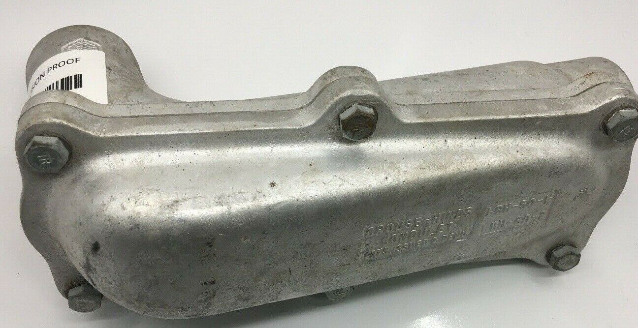 LBH50SA CROUSE HINDS 1-1/2-INCH EXPLOSION PROOF PULLING ELBOW ALUMINUM