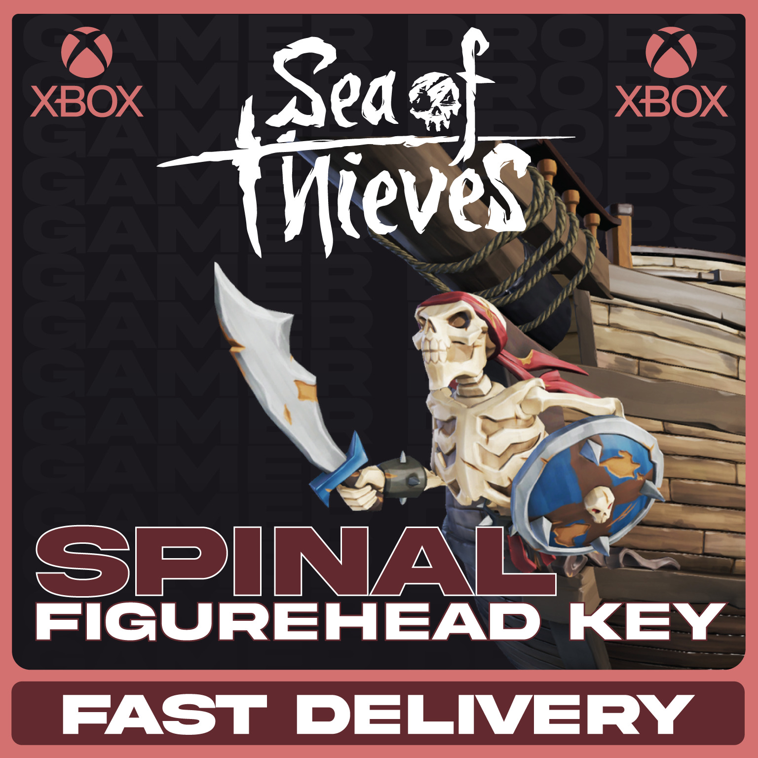 Sea Of Thieves - Spinal Figurehead - XBOX ONLY - GLOBAL CODE ✅ EXTREMELY RARE ✅