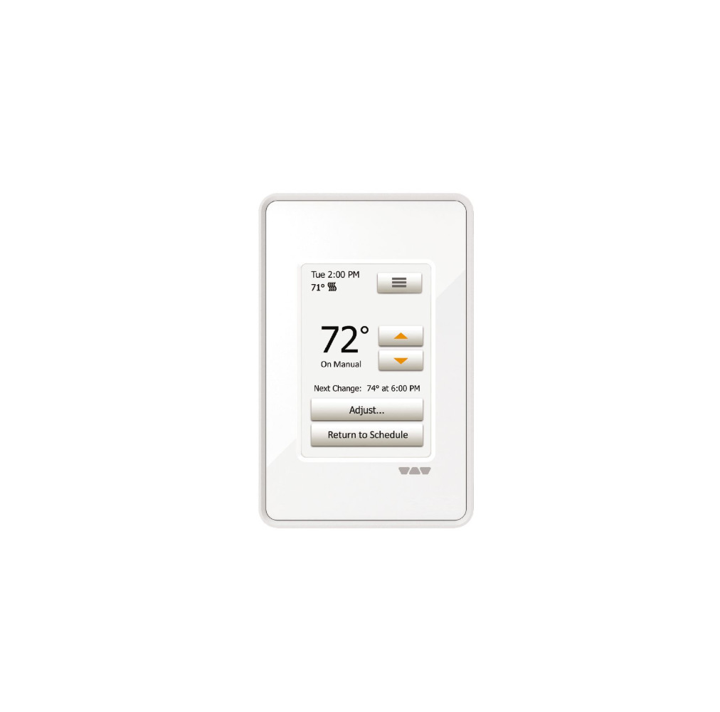 DITRA-HEAT 120V-240V Touchscreen Programmable Floor Heating Thermostat