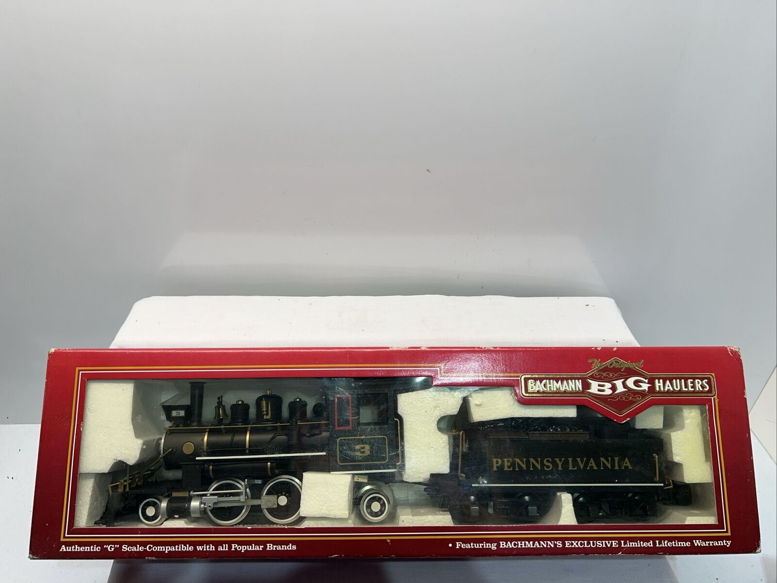 Bachmann Big Haulers 91114 Steam Locomotive With Coal Tender Penssylvania 2-4-2