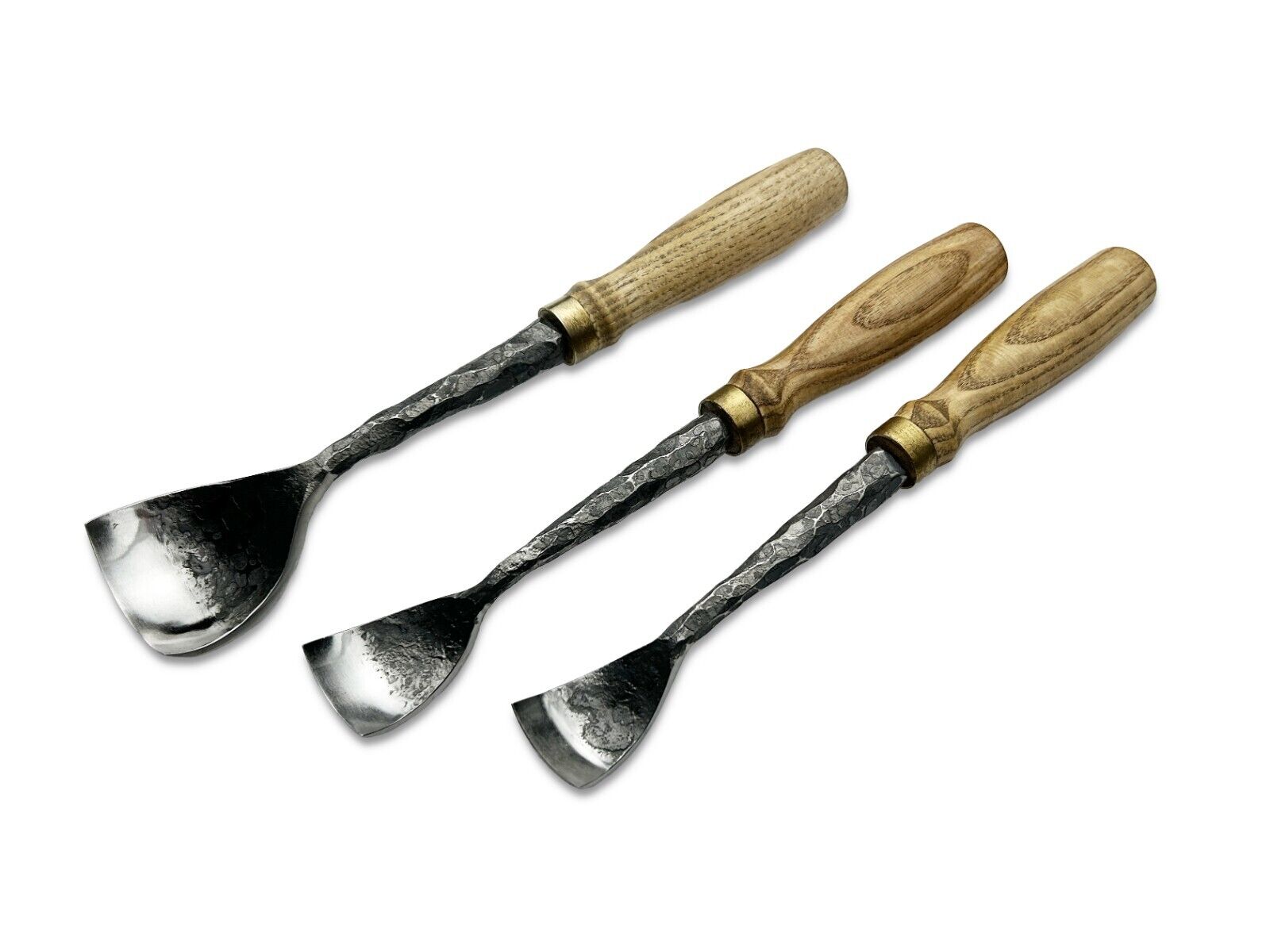 Wood Carving Gouges Set 3 PCS. Spoon Carving Tool. Woodworking chisel. Handmade