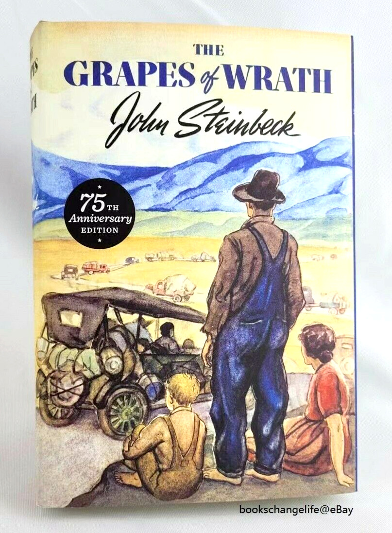 THE GRAPES OF WRATH John Steinbeck 75th Anniversary Hardcover Edition *New*