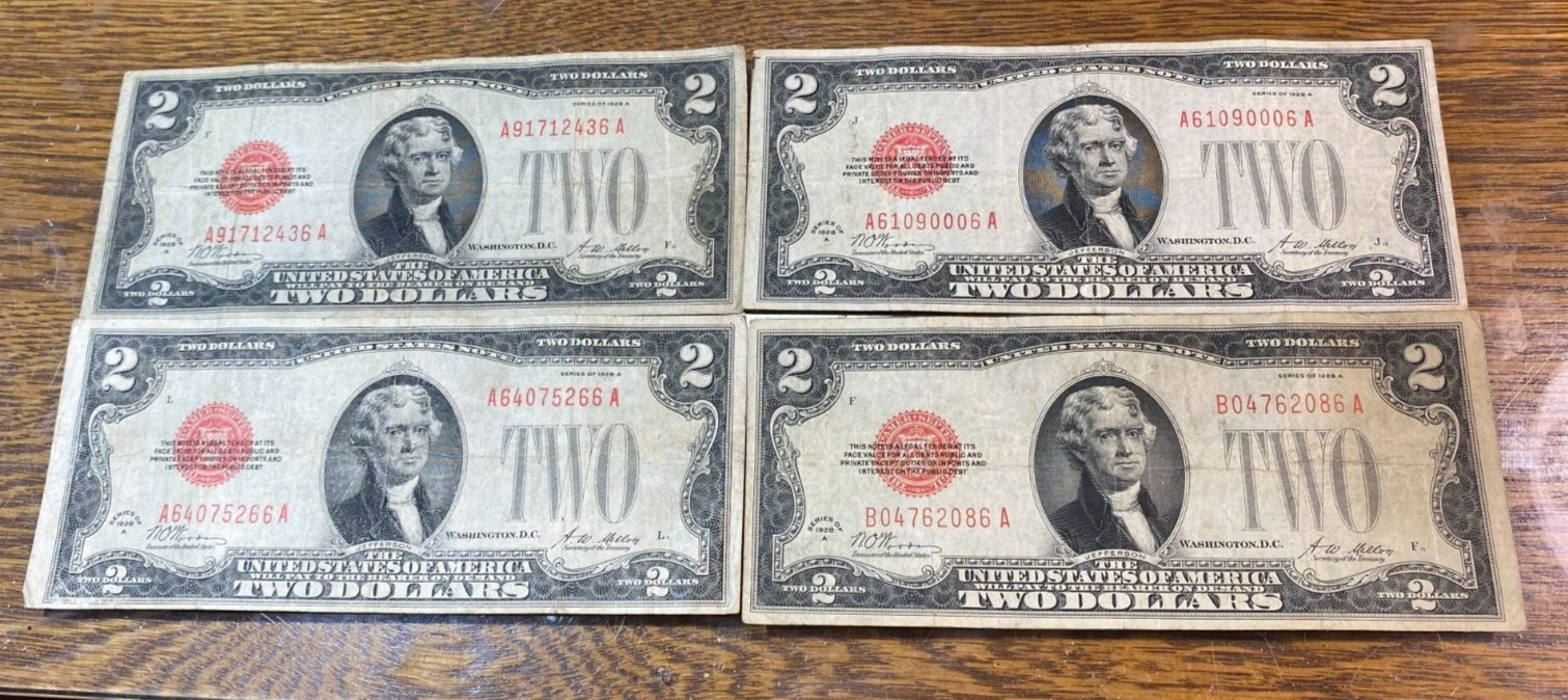 (1) 1928-A Better $2 US Note Original VF CHRC