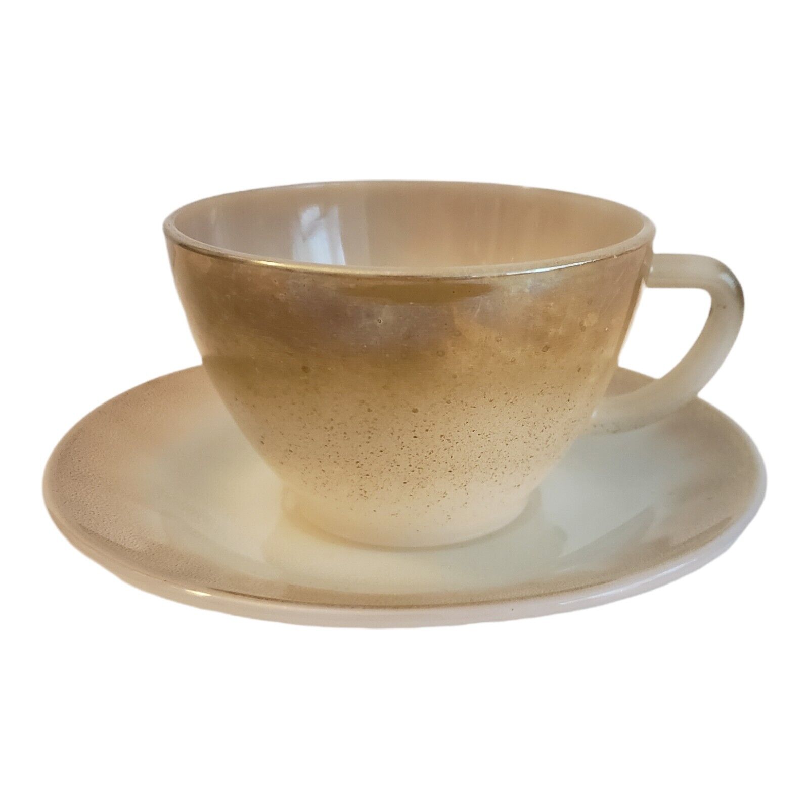 Vintage Gold Tea Cup & Saucer Pair \