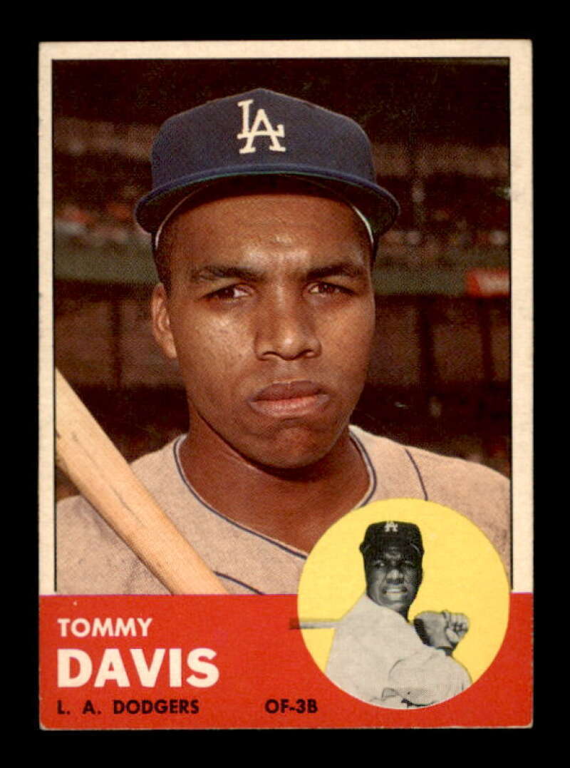 1963 Topps #310 Tommy Davis VG/VGEX Dodgers 564754